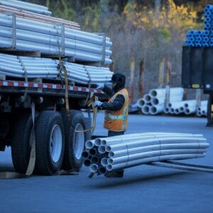 United Pipe & Steel Loading Truck for Delivery