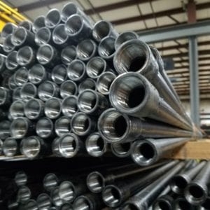 Steel Pipe Inside A United Pipe & Steel Warehouse