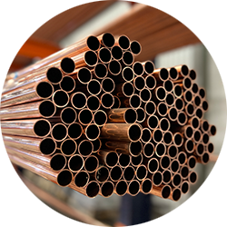 Bundled copper tube used in wholesale distribution